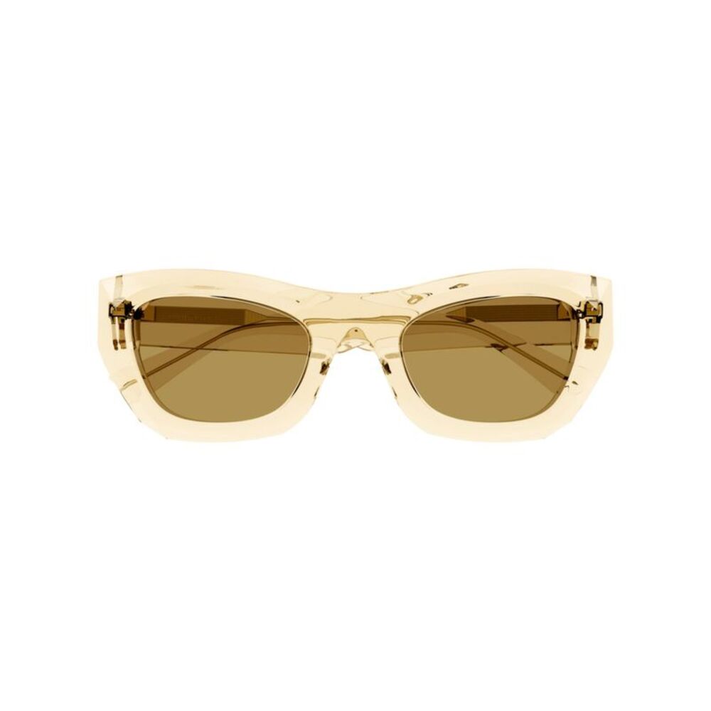 Bottega Veneta Cat Eye-Frame Recycled Acetate Sunglasses Yellow Womens